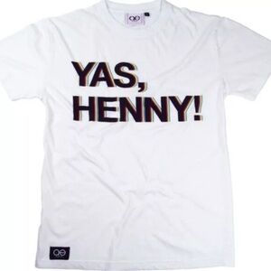 Queer Eye Yas Henny Tee Shirt Size Medium NWT